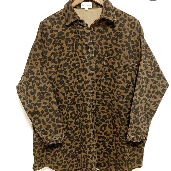 Zara leopard Shacket - Picture 1 of 1